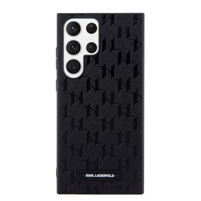 Husa premium pentru  Samsung Galaxy S23 Ultra 5G Karl Lagerfeld superior quality - Negru electric