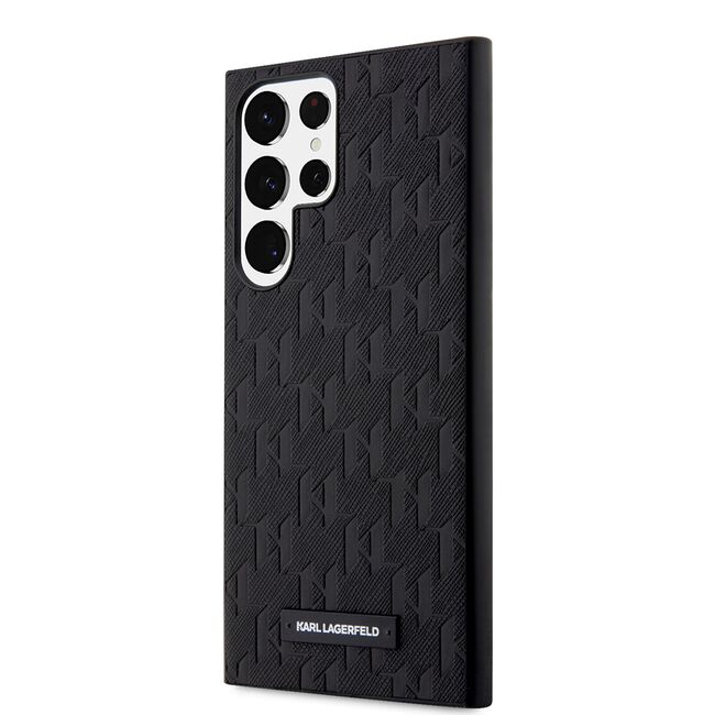 Husa premium pentru  Samsung Galaxy S23 Ultra 5G Karl Lagerfeld superior quality - Negru electric