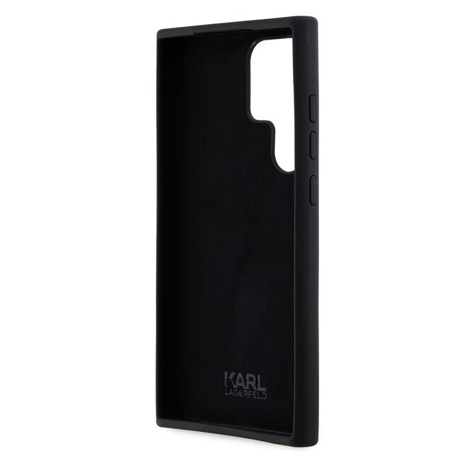 Husa premium pentru  Samsung Galaxy S23 Ultra 5G Karl Lagerfeld superior quality - Negru intens