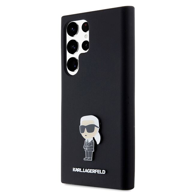Husa premium pentru  Samsung Galaxy S23 Ultra 5G Karl Lagerfeld superior quality - Negru intens