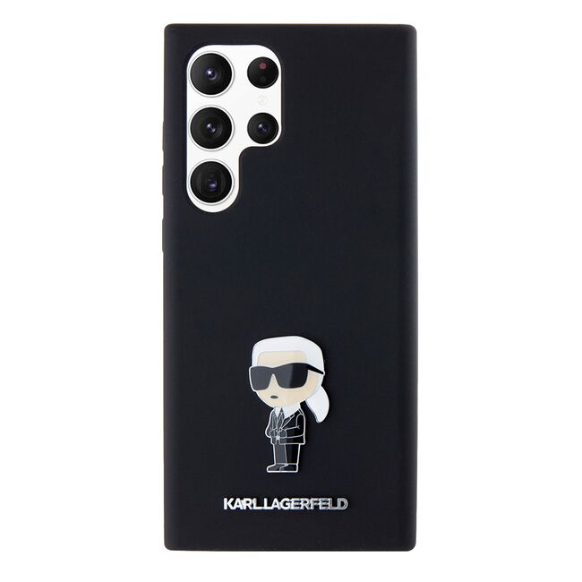 Husa premium pentru  Samsung Galaxy S23 Ultra 5G Karl Lagerfeld superior quality - Negru intens