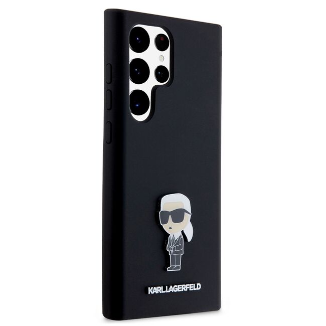 Husa premium pentru  Samsung Galaxy S23 Ultra 5G Karl Lagerfeld superior quality - Negru intens