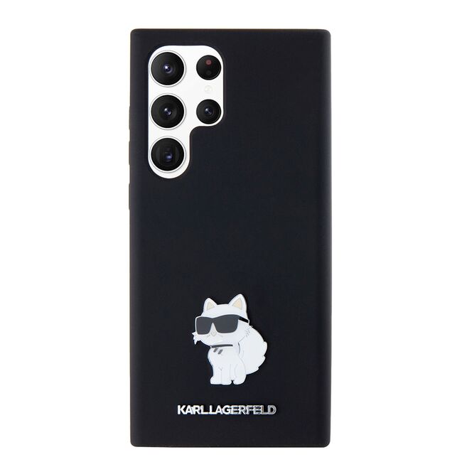 Husa premium pentru  Samsung Galaxy S23 Ultra 5G Karl Lagerfeld superior quality - Negru print