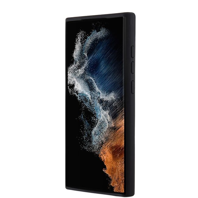 Husa premium pentru  Samsung Galaxy S23 Ultra 5G Karl Lagerfeld superior quality - Negru print