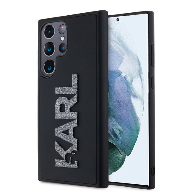 Husa premium pentru  Samsung Galaxy S23 Ultra 5G Karl Lagerfeld superior quality - Negru royal