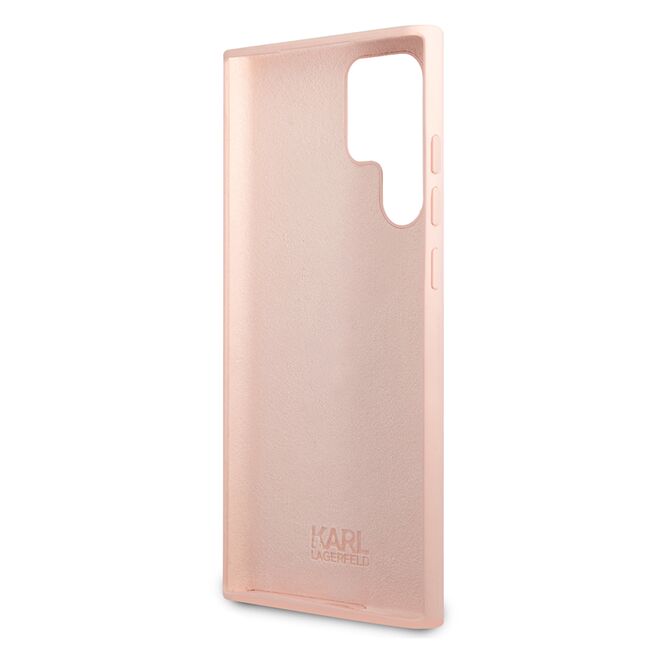 Husa premium pentru  Samsung Galaxy S23 Ultra 5G Karl Lagerfeld superior quality - Roz deschis