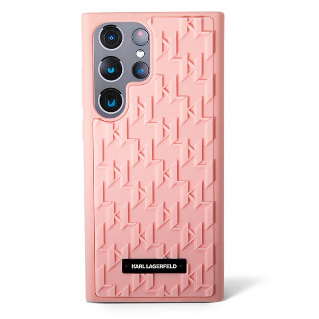 Husa premium pentru  Samsung Galaxy S23 Ultra 5G Karl Lagerfeld superior quality - Roz inchis