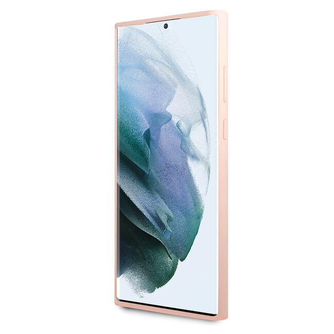 Husa premium pentru  Samsung Galaxy S23 Ultra 5G Karl Lagerfeld superior quality - Roz neon