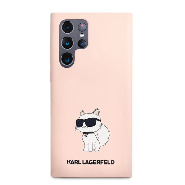 Husa premium pentru  Samsung Galaxy S23 Ultra 5G Karl Lagerfeld superior quality - Roz neon