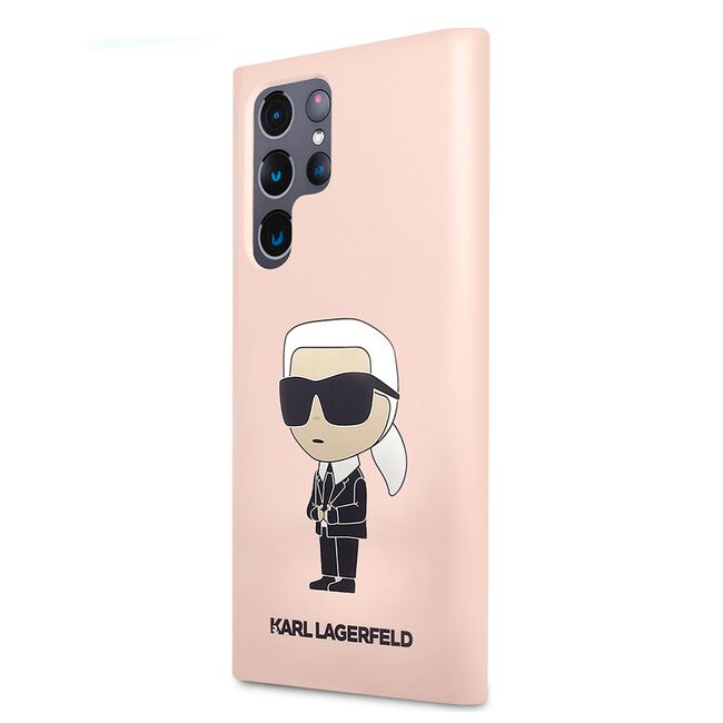 Husa premium pentru  Samsung Galaxy S23 Ultra 5G Karl Lagerfeld superior quality - Roz