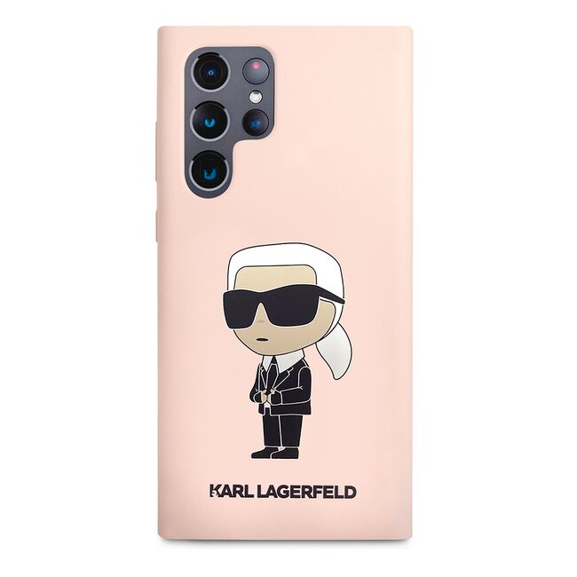 Husa premium pentru  Samsung Galaxy S23 Ultra 5G Karl Lagerfeld superior quality - Roz