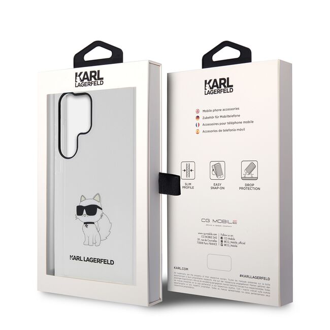 Husa premium pentru  Samsung Galaxy S23 Ultra 5G Karl Lagerfeld superior quality - Transparent