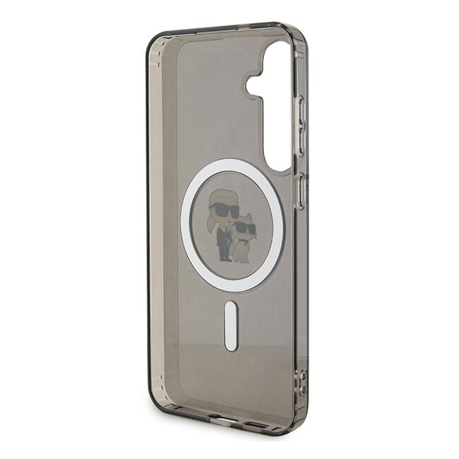 Husa premium pentru  Samsung Galaxy S24 Ultra Karl Lagerfeld compatibila Magsafe - Negru denim
