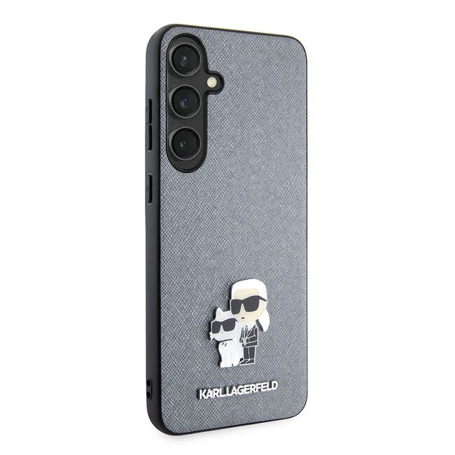 Husa premium pentru  Samsung Galaxy S24 Ultra Karl Lagerfeld superior quality - Gri