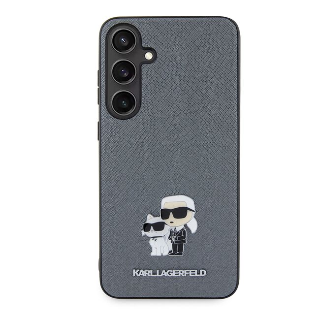 Husa premium pentru  Samsung Galaxy S24 Ultra Karl Lagerfeld superior quality - Gri
