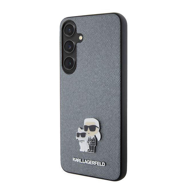Husa premium pentru  Samsung Galaxy S24 Ultra Karl Lagerfeld superior quality - Gri