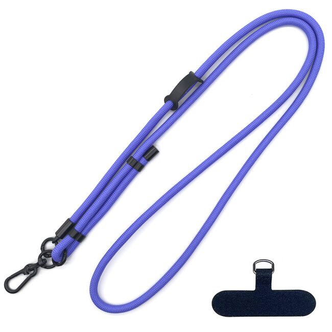 Lanyard telefon Techsuit Rope Crossbody Strap RCS1-96, mov inchis
