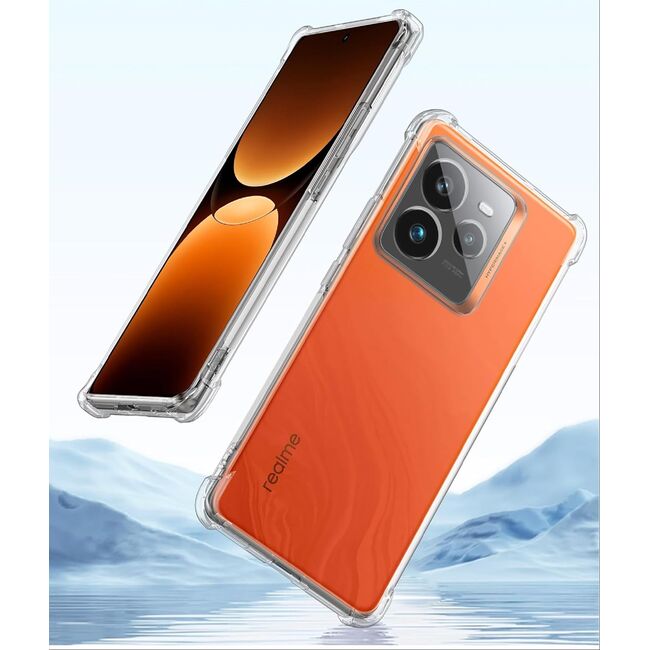 Husa pentru  Realme GT 7 Pro Slim Anti-Shock 1.5mm reinforced 4 corners, Transparent