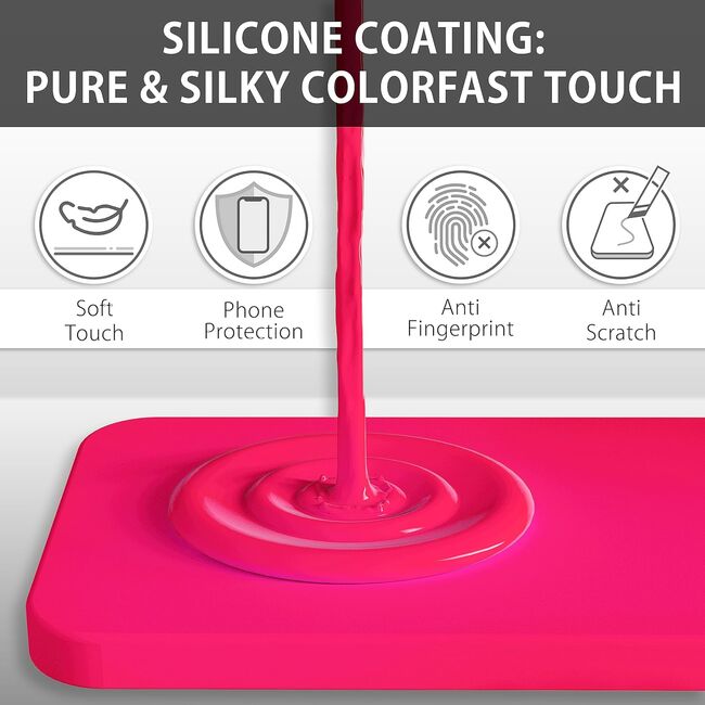 Husa pentru Samsung Galaxy S25 Ultra Liquid Silicone, subțire, captusita cu microfibra, anti amprentă, protectie cameră foto, Fucsia
