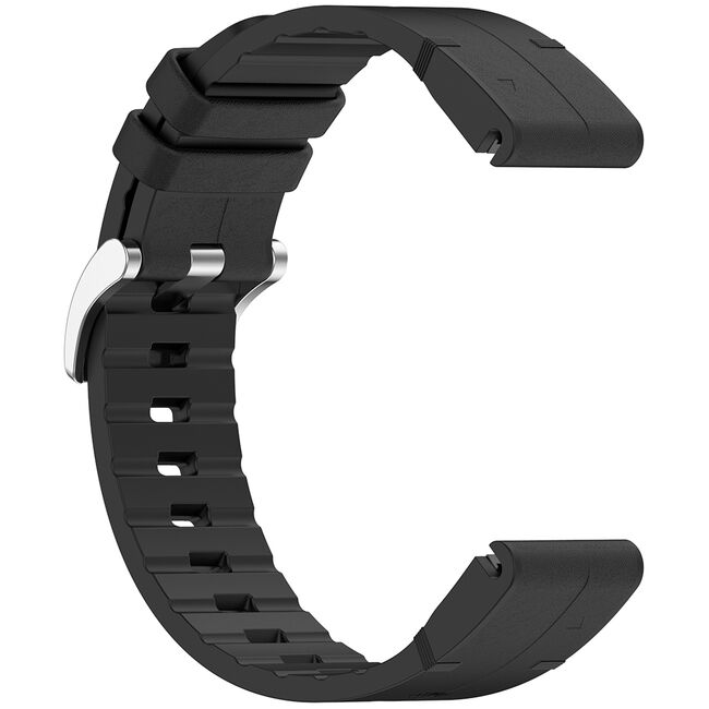 Curea pentru Garmin Fenix 5/5 Plus 6/6 Pro/7/Forerunner 935/945/955/Approach S60/S62 22 mm Quickfit Premium - Negru