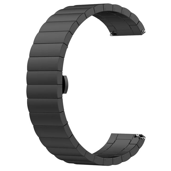 Curea pentru Huawei Watch GT 2 (46mm)/GT 2 Pro/GT 3 Pro (46mm)/Ultimate, Xiaomi Watch S1 22 mm Steinless Steel - Negru