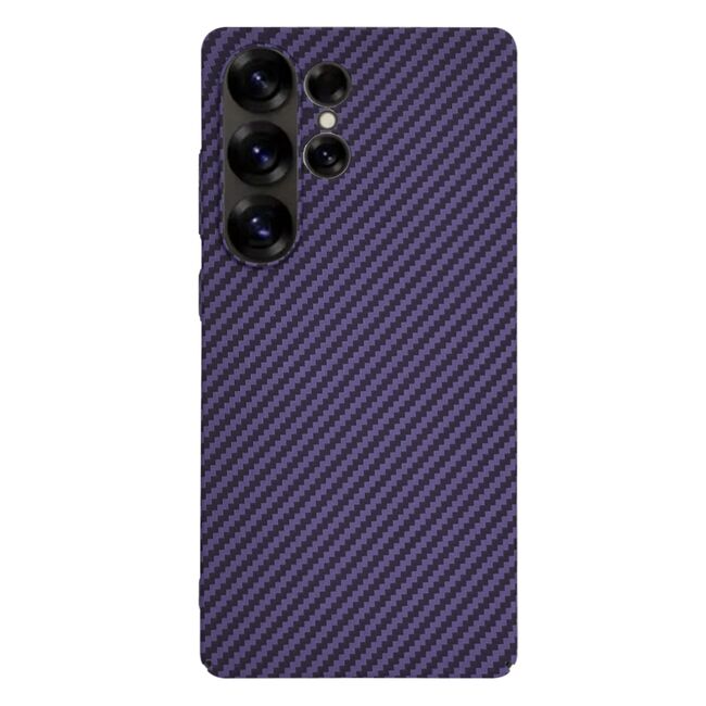 Husa pentru  Samsung Galaxy S25 Ultra CarbonFiber UltraSlim, Lightweight, Mov