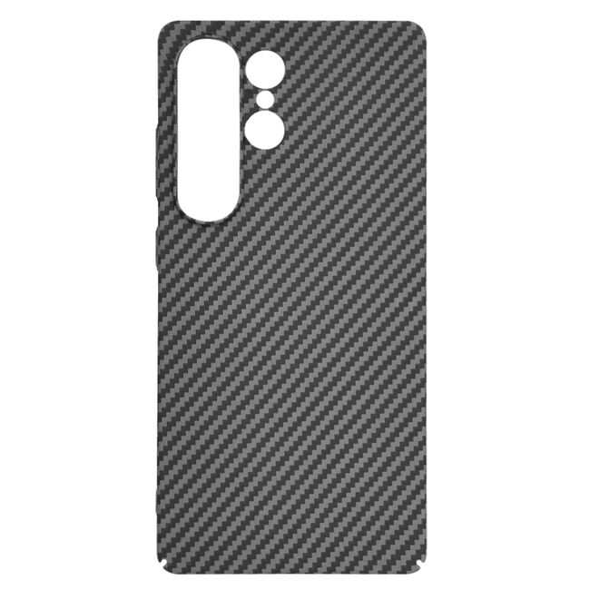 Husa pentru  Samsung Galaxy S25 Ultra CarbonFiber UltraSlim, Lightweight, Negru