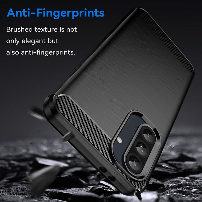 Husa pentru Realme GT 7 Pro Carbon Liquid Silicone, Albastru