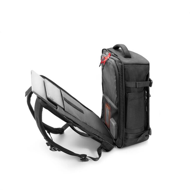 Rucsac Defender S40 pentru Laptop 40L si accesorii, Negru – Rucsac Premium de Călătorie, Multifuncțional și Durabil cu Protecție Superioară pentru Echipamentele Tale