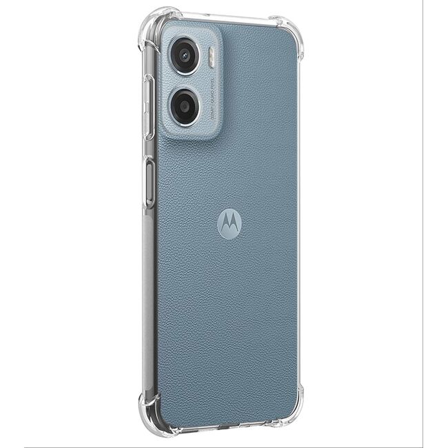 Husa pentru Motorola Moto G05 / Moto E15 Slim Anti-Shock 1.5mm reinforced 4 corners, Transparent