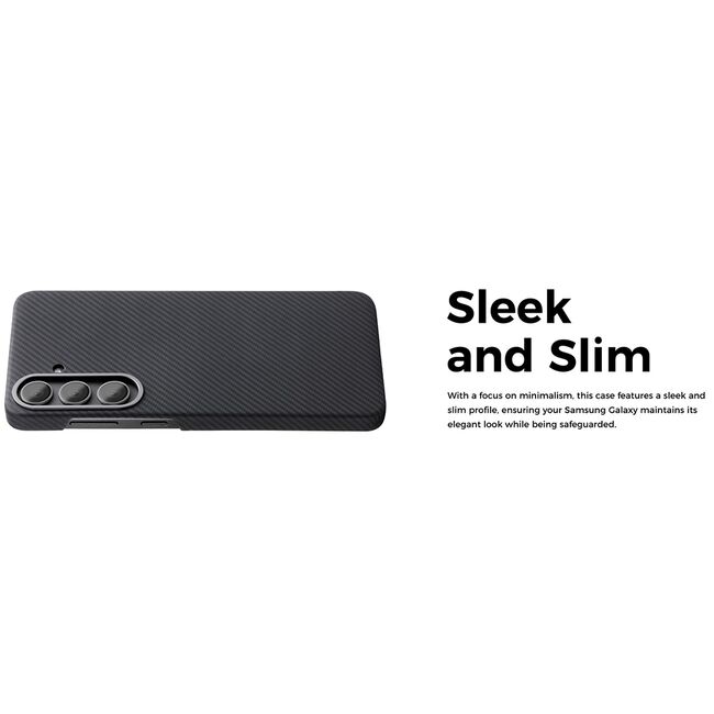 Husa pentru  Samsung Galaxy S23 Plus  compatibila MagSafe High Grade Aramid Fiber Series - negru royal