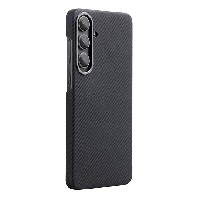Husa pentru  Samsung Galaxy S24+ Plus compatibila MagSafe High Grade Aramid Fiber Series - negru royal