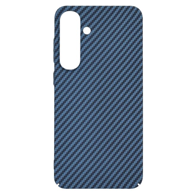 Husa pentru  Samsung Galaxy S25+ CarbonFiber UltraSlim, Lightweight, Albastru