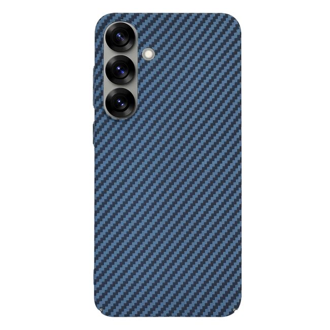 Husa pentru  Samsung Galaxy S25+ CarbonFiber UltraSlim, Lightweight, Albastru