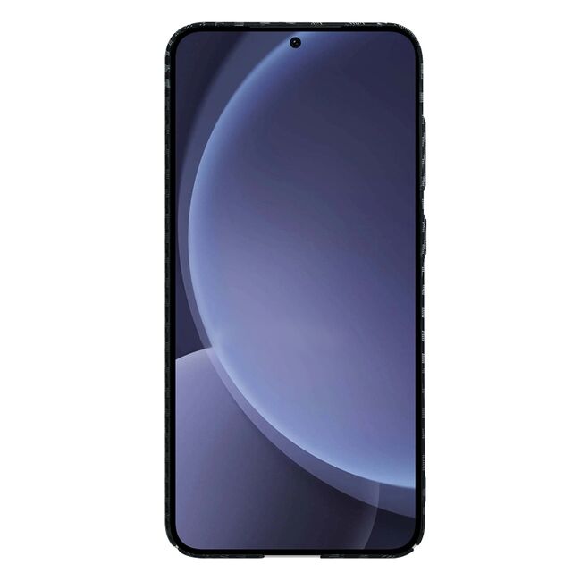 Husa pentru  Samsung Galaxy S25+ CarbonFiber UltraSlim, Lightweight, Gri