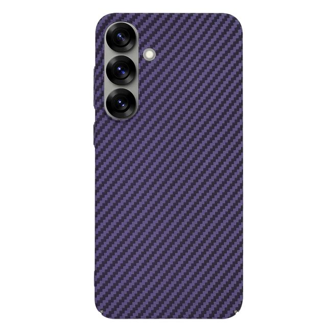 Husa pentru  Samsung Galaxy S25+ CarbonFiber UltraSlim, Lightweight, Mov