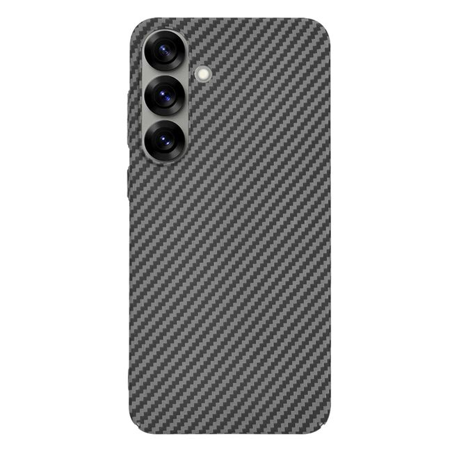 Husa pentru  Samsung Galaxy S25+ CarbonFiber UltraSlim, Lightweight, Negru
