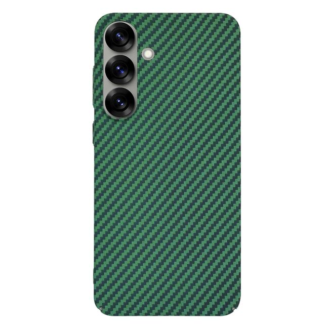 Husa pentru  Samsung Galaxy S25+ CarbonFiber UltraSlim, Lightweight, Verde