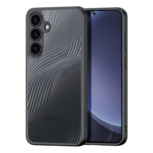 Husa pentru  Samsung Galaxy S25+ Flowing Lines Comfort Grip - transparent