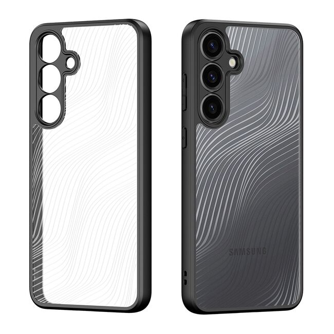 Husa pentru  Samsung Galaxy S25+ Flowing Lines Comfort Grip - transparent