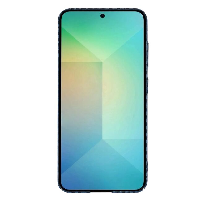 Husa pentru  Samsung Galaxy S25 CarbonFiber UltraSlim, Lightweight, Albastru