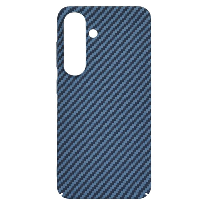 Husa pentru  Samsung Galaxy S25 CarbonFiber UltraSlim, Lightweight, Albastru
