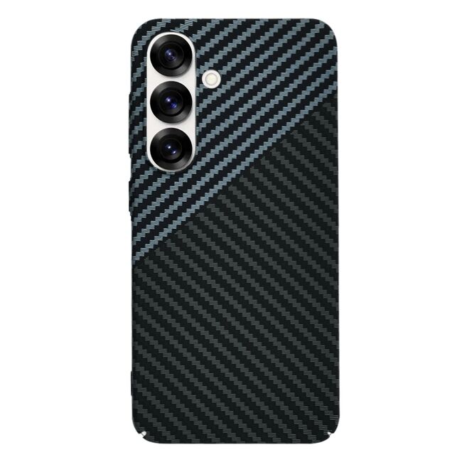 Husa pentru  Samsung Galaxy S25 CarbonFiber UltraSlim, Lightweight, Gri