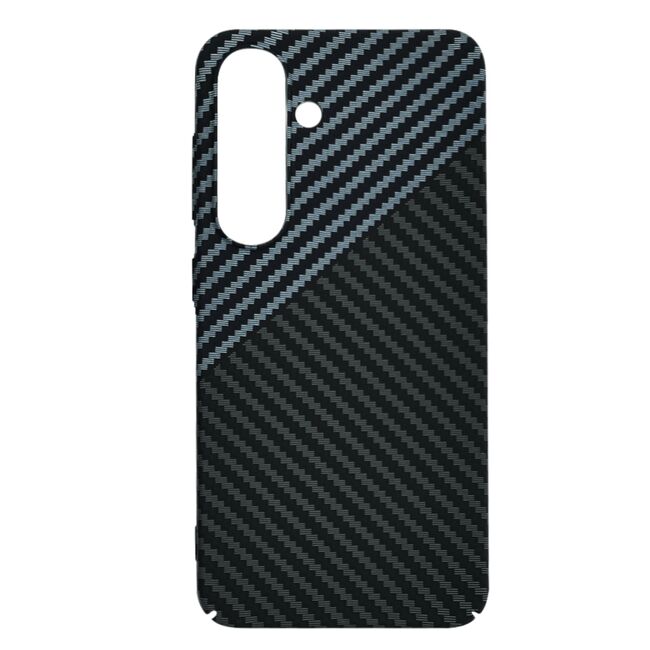 Husa pentru  Samsung Galaxy S25 CarbonFiber UltraSlim, Lightweight, Gri