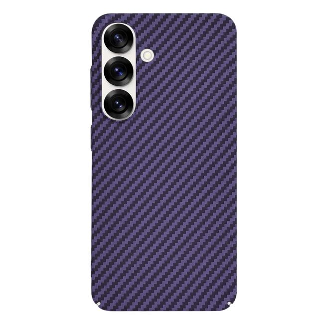 Husa pentru  Samsung Galaxy S25 CarbonFiber UltraSlim, Lightweight, Mov