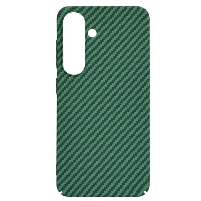 Husa pentru  Samsung Galaxy S25 CarbonFiber UltraSlim, Lightweight, Verde
