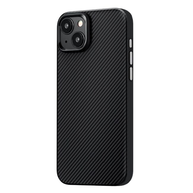 Husa pentru  iPhone 15 Plus compatibila MagSafe Premium Aramid Fiber - negru