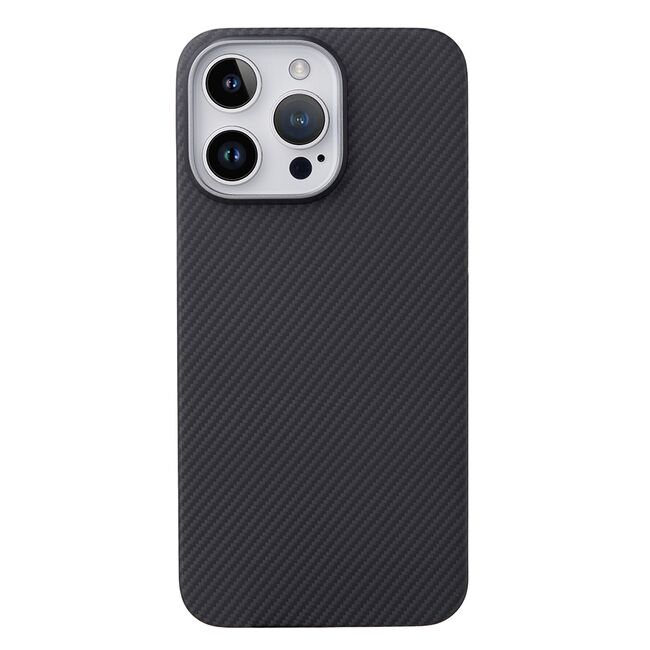 Husa pentru  iPhone 15 Pro Max compatibila MagSafe Premium Aramid Fiber - negru