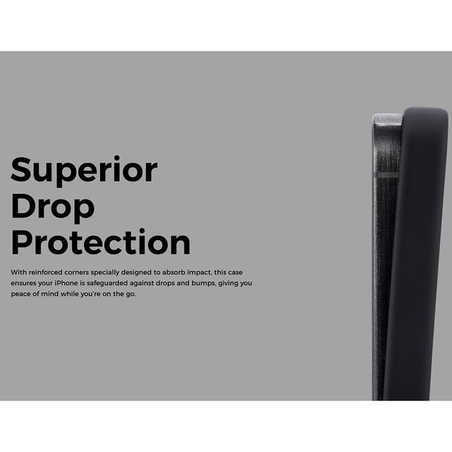 Husa pentru  iPhone 15 Pro compatibila MagSafe Premium Aramid Fiber - negru