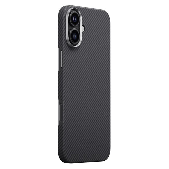 Husa pentru  iPhone 16 Plus compatibila MagSafe High Grade Aramid Fiber Series - negru royal